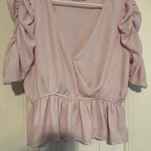 Shinestar Light Pink Ruffle Blouse very cute and perfect for summer